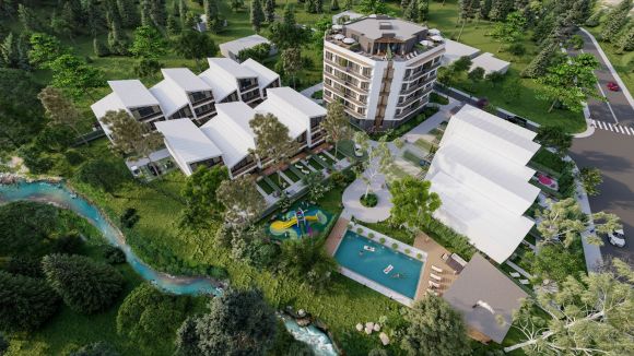 Royal Residence Botanico элитный комплекс из таунхаусов и квартир у моря